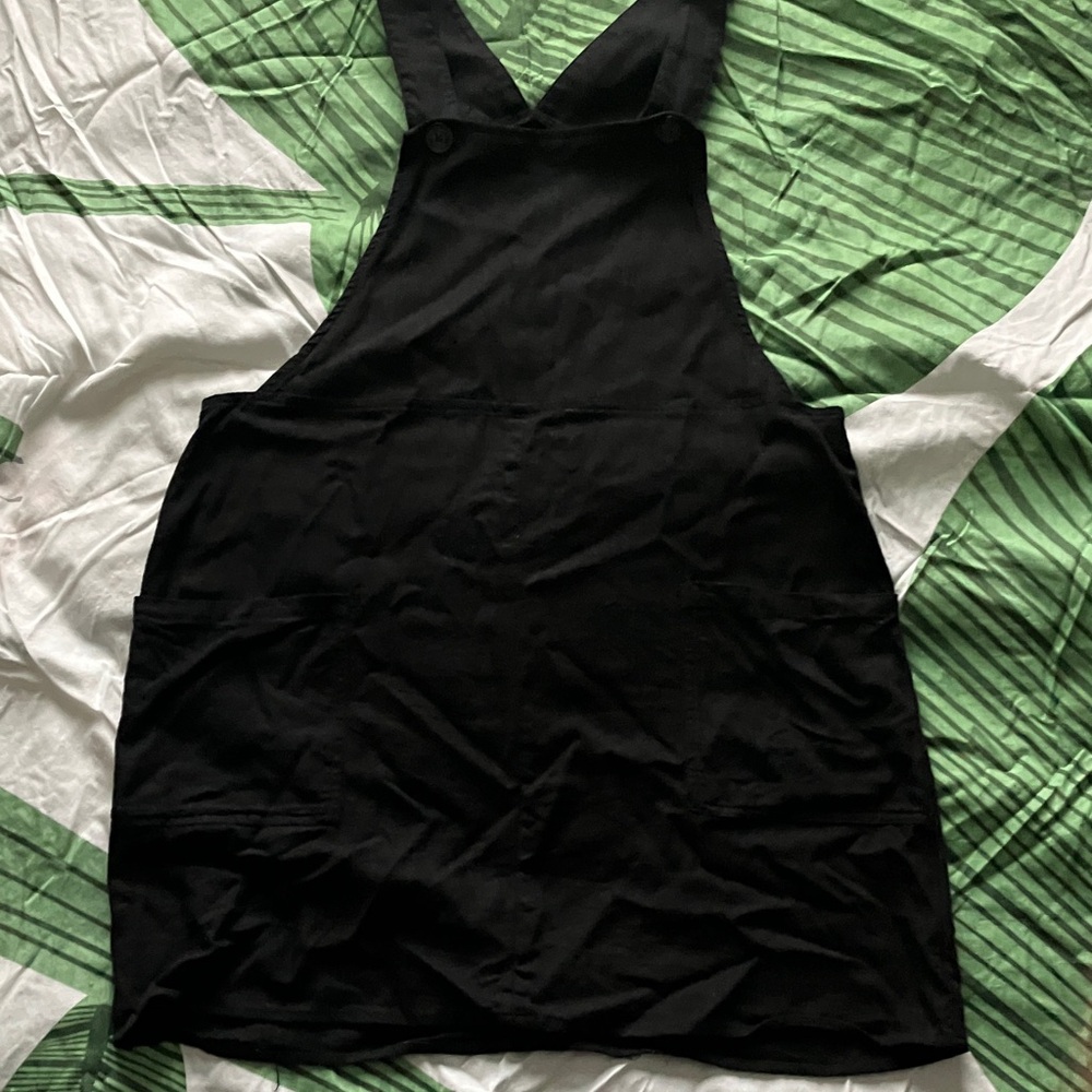 Black Overall Dress